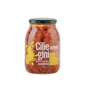 Carbone polosušené cherry paradajky v slnečnicovom oleji 950g