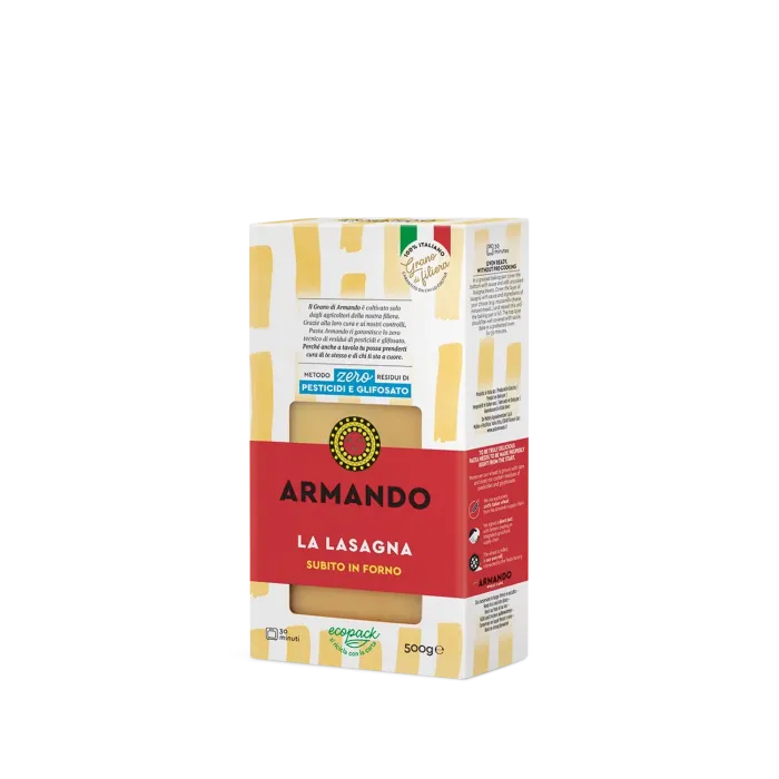 POŠKODENÝ OBAL Grano Armando Lasagne 500g