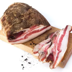 Mojoli Guanciale Stagionato al Pepe 0,7kg