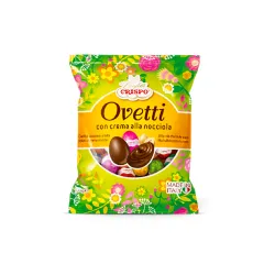 Crispo Ovetti čokoládové vajíčka s lieskovcovým krémom 130g thumbnail-1