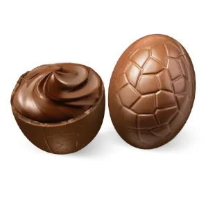 Crispo Ovetti čokoládové vajíčka s lieskovcovým a mliečnym krémom 130g