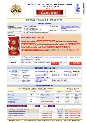 POŠKODENÝ OBAL Caputo talianska múka Saccorosso "00" 25kg