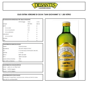 Desantis San Giovanni extra panenský olivový olej 1l