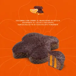 Dais Dolcesicilia Colomba kakaová s krémom zo sicílskych mandarínok 800g thumbnail-2
