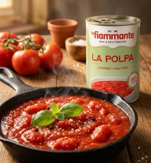 La Fiammante nakrájané paradajky la polpa 400g