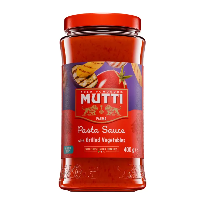 Mutti paradajková omáčka s grilovanou zeleninou 400g