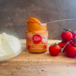 Polli paradajkové pesto s burratou 140g thumbnail-2