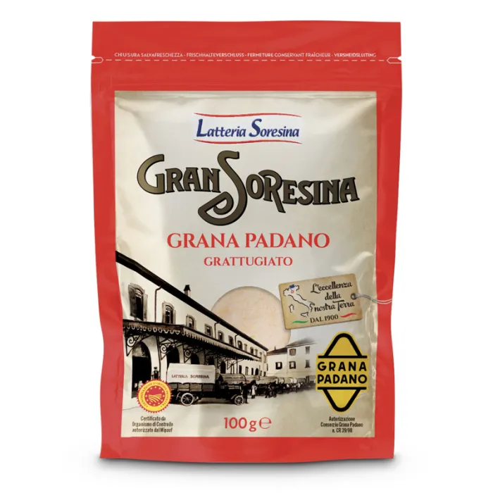 Latteria Soresina Grana Padano strúhaný syr 100g