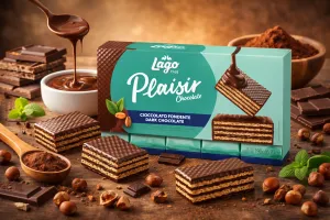 Lago Plaisir oblátka v tmavej čokoláde 190g