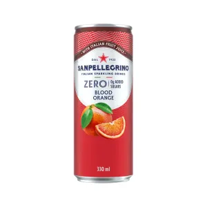 Sanpellegrino Zero červený pomaranč 0,33l (Z)