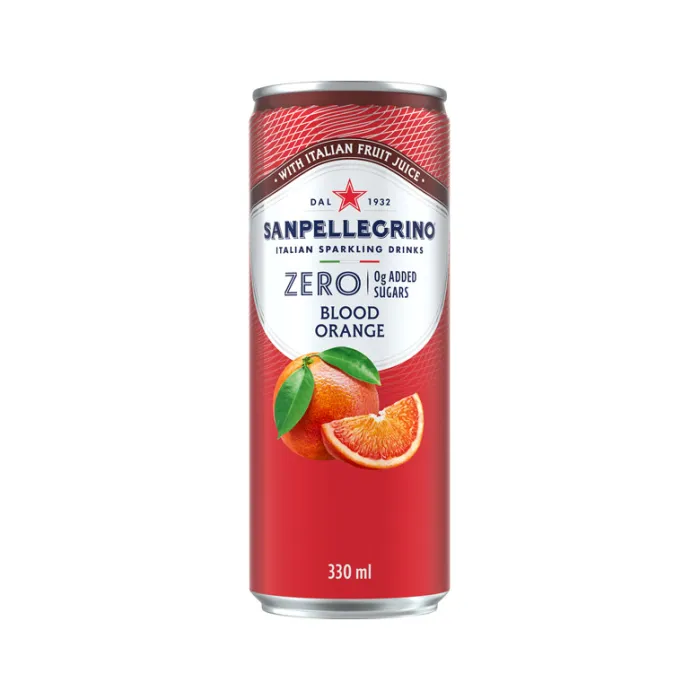 Sanpellegrino Zero červený pomaranč 0,33l (Z)