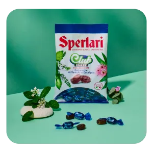 Sperlari Club Forte tvrdé cukríky s mentolom a eukalyptom 200g