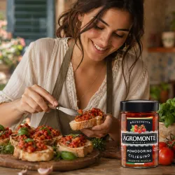 Agromonte Bruschetta zo cherry paradajok 200g thumbnail-2