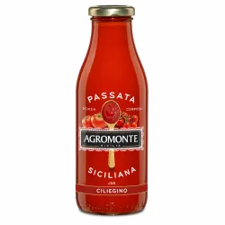 Agromonte Siciliana pasírované paradajky so cherry paradajkami 520g thumbnail-1