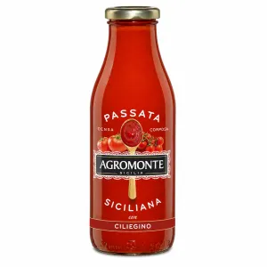 Agromonte Siciliana pasírované paradajky so cherry paradajkami 520g