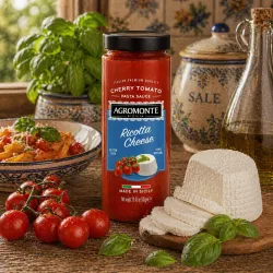 Agromonte omáčka Ricotta cheese zo cherry paradajok a ricotty 580g thumbnail-2
