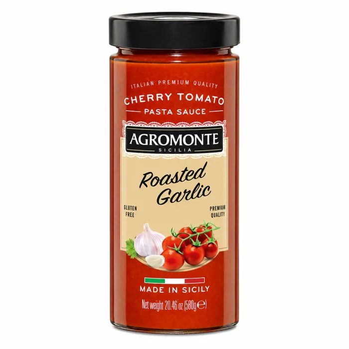 Agromonte omáčka Roasted garlic zo cherry paradajok a cesnaku 580g
