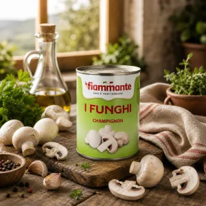 La Fiammante šampiňóny krájané 390g