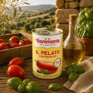 La Fiammante lúpané paradajky s bazalkou 400g