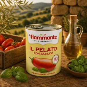 La Fiammante lúpané paradajky s bazalkou 800g