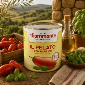 La Fiammante lúpané paradajky s bazalkou 2500g