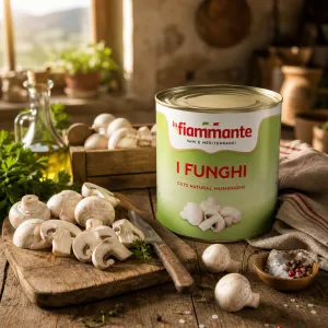 La Fiammante šampiňóny krájané 2,45kg