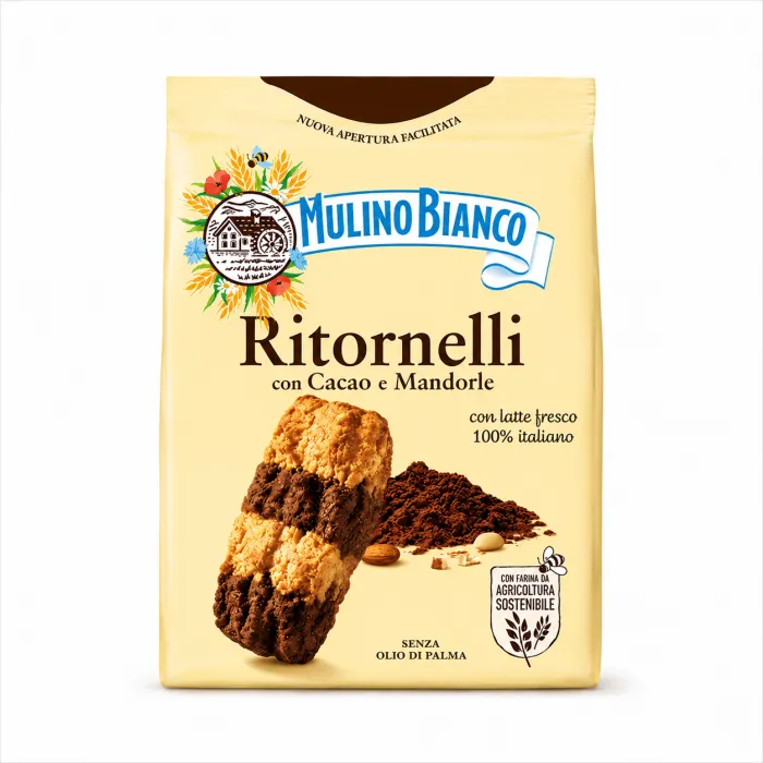 Mulino Bianco Ritornelli s kakaom a mandľami 700g