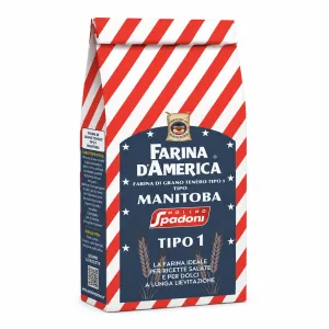 POŠKODENÝ OBAL Molino Spadoni talianska múka Manitoba "1" 1kg