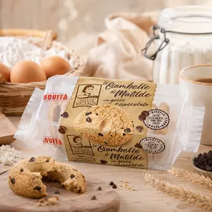 Matilde Vicenzi sušienky Ciambelle s kúskami čokolády 200g