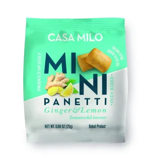 Casa Milo mini panetti zázvor citrón 25g