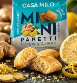 Casa Milo mini panetti zázvor citrón 25g