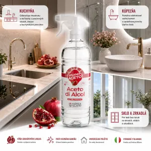 Andrea Milano čistiaci liehový ocot granátové jablko 750ml