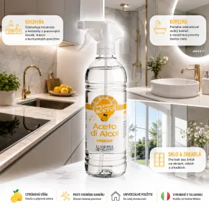 Andrea Milano čistiaci liehový ocot citrón 750ml