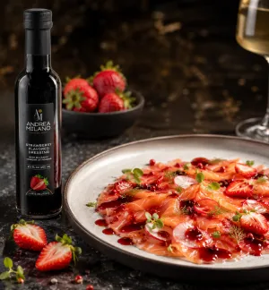 Andrea Milano balzamikový dressing z Modeny IGP s príchuťou jahôd 250ml