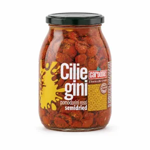 Carbone polosušené cherry paradajky v slnečnicovom oleji 950g