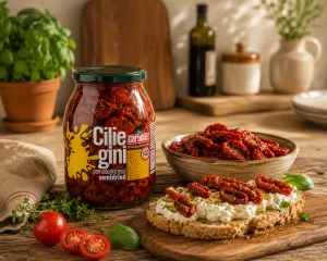Carbone polosušené cherry paradajky v slnečnicovom oleji 950g