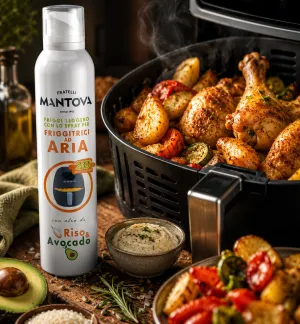 Mantova olej v spreji pre teplovzdušné fritézy 200ml