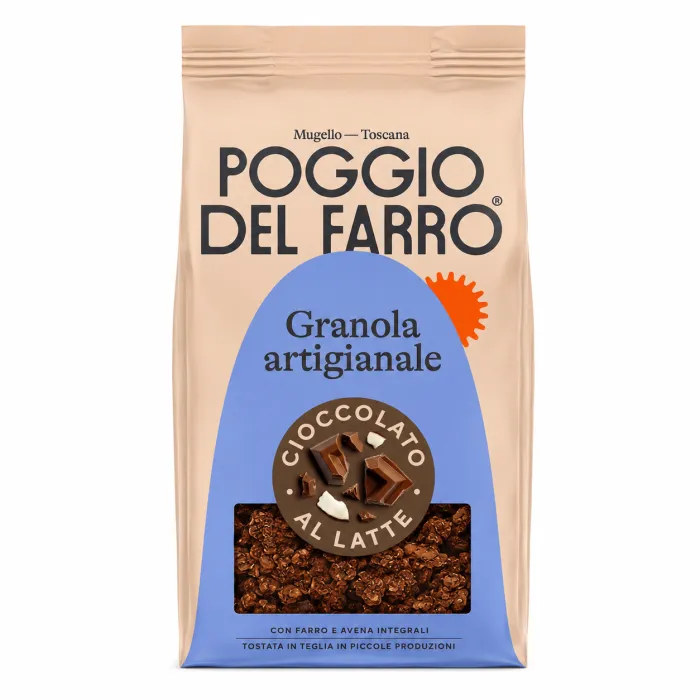Poggio del Farro BIO granola s mliečnou čokoládou 250g