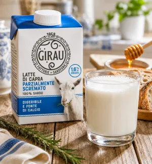 Girau polotučné UHT kozie mlieko 500ml