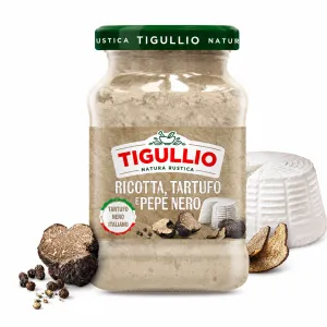 Tigullio omáčka s ricottou, hľuzovkou a čiernym korením 185g