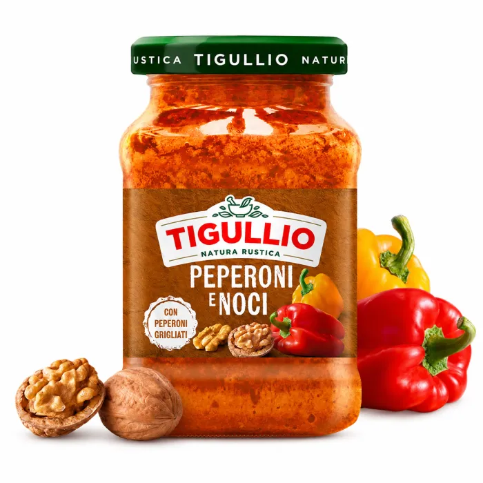Tigullio omáčka z paprík a vlašských orechov 185g