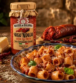 Delizie di Calabria pikantná paradajková omáčka na cestoviny s Ndujou 230g thumbnail-2