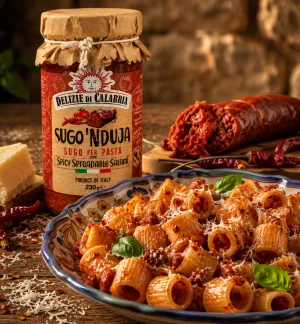 Delizie di Calabria pikantná paradajková omáčka na cestoviny s Ndujou 230g