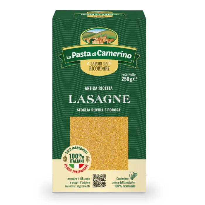 POŠKODENÝ OBAL La Pasta di Camerino vaječné cestoviny Lasagne 250g