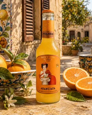 Bibite Polara sicíliska limonáda z pomaranča 275ml