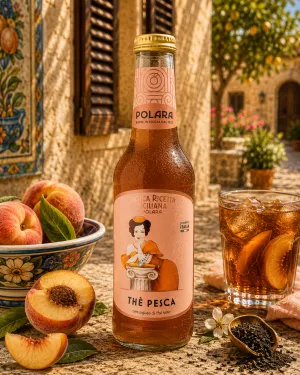 Bibite Polara sicílisky broskyňový ľadový čaj 275ml