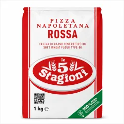 5 Stagioni talianska múka Pizza Napoletena Rossa 1kg thumbnail-1