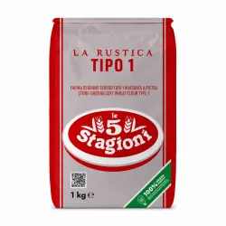 5 Stagioni talianska múka La Rustica TIPO 1 1kg thumbnail-1