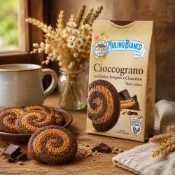 Mulino Bianco Cioccograno celozrné sušienky s kakaom 330g thumbnail-2