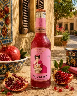 Bibite Polara sicíliska limonáda z granátového jablka 275ml